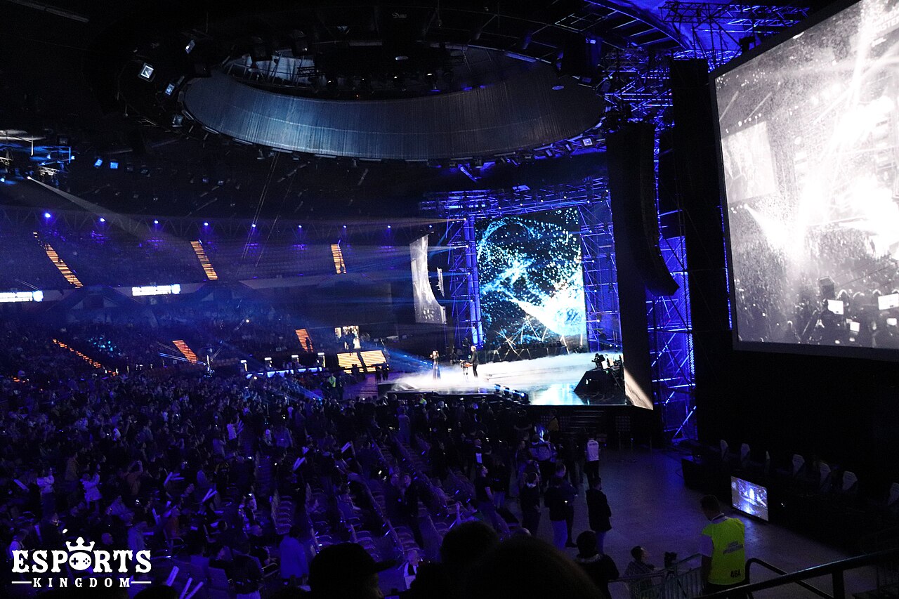 Esports stage and audience at IEM Katowice 2019